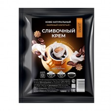 Кофе натуральный жареный молотый «Сливочный крем», 8 г